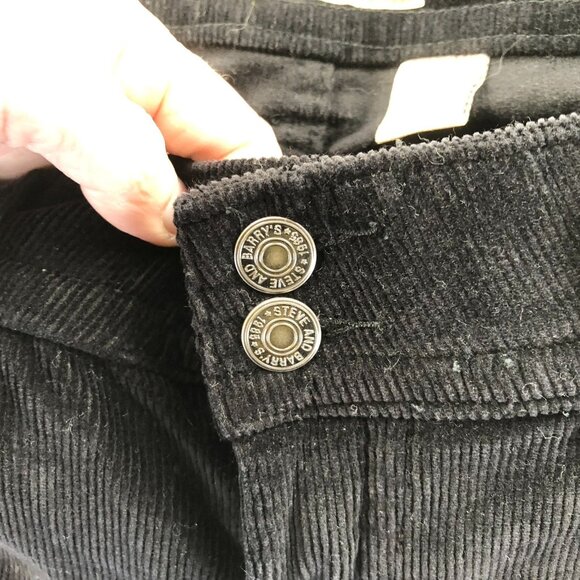 2 Steve & Barry's Classic Corduroy Womens Pants Size 10R Lot Of Two Black Flare - Picture 11 of 16